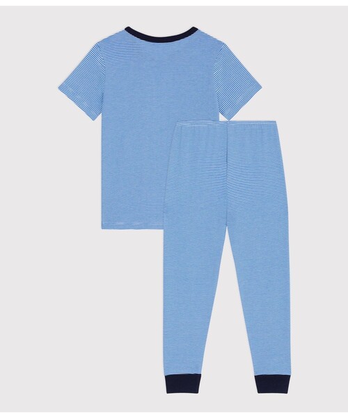 PETIT BATEAU（プチバトー） パジャマ ミラレ半袖長ズボンパジャマ