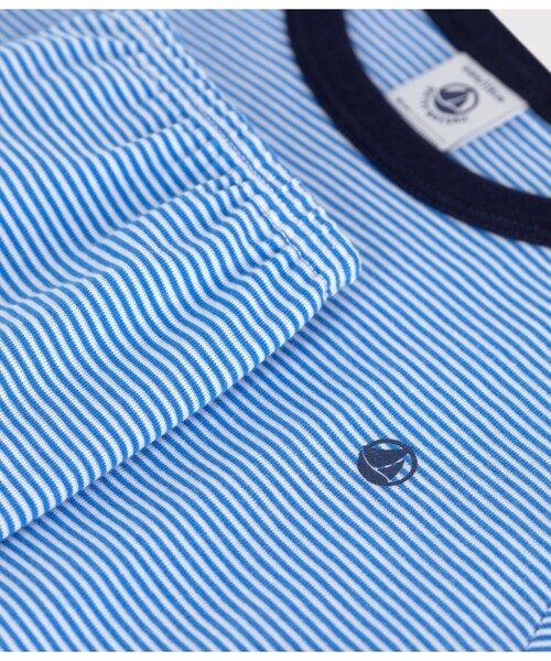 PETIT BATEAU（プチバトー） パジャマ ミラレ半袖長ズボンパジャマ