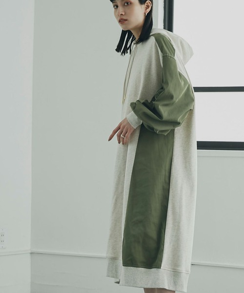 「GENE HEAVENS」 長袖ワンピース ONE SIZE ホワイト系その他 レディース_画像9