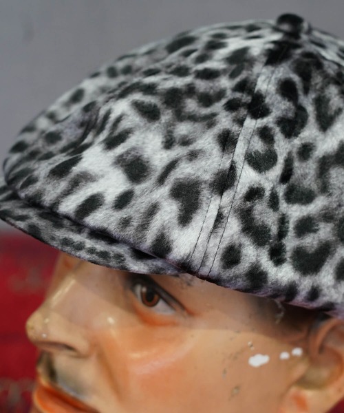 Mr.FATMAN 帽子 キャスケット THREE LOVE CASQUETTE LEOPARD メンズ