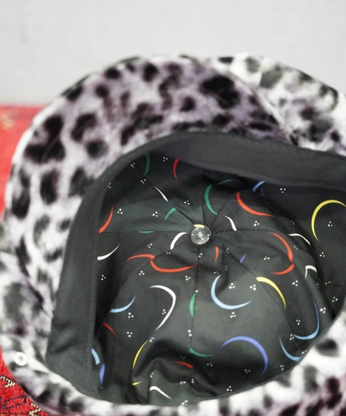 Mr.FATMAN 帽子 キャスケット メンズ THREE LOVE CASQUETTE LEOPARD