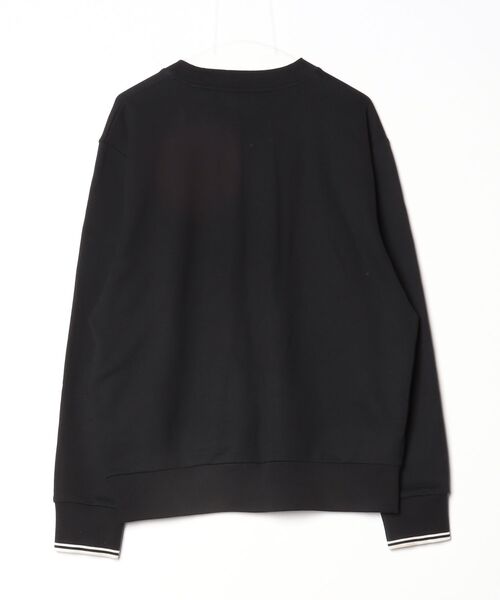 「FRED PERRY」 スウェットカットソー X-LARGE ブラック レディース_画像2