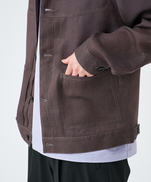 EDIFICE（エディフィス） コート ジャケット LENO メッシュトラッカー