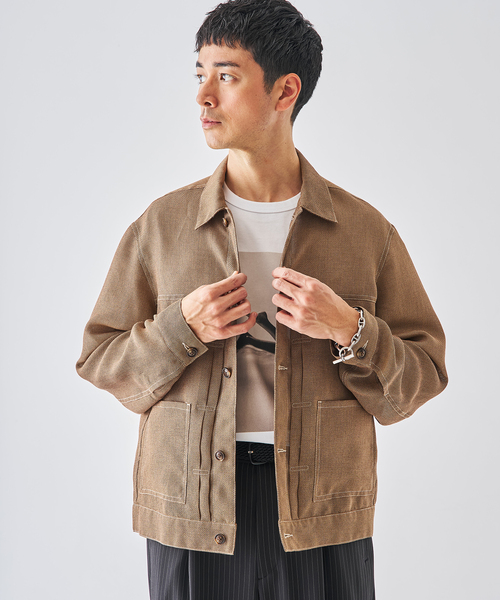 EDIFICE（エディフィス） コート ジャケット LENO メッシュトラッカー