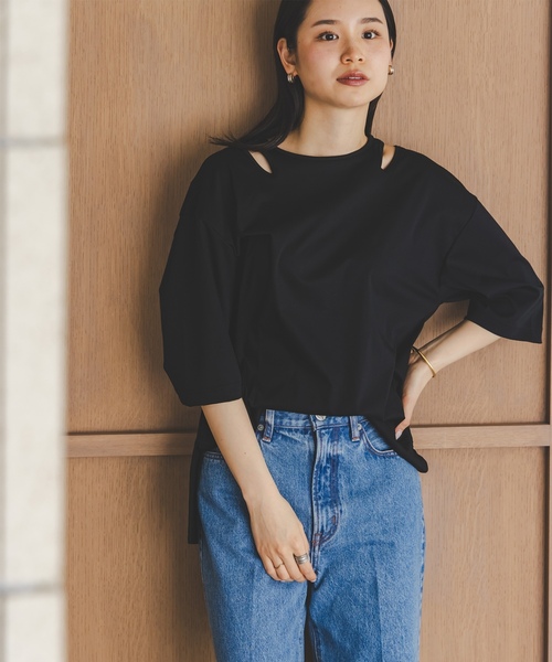 「Room no.8」 半袖Tシャツ FREE ベージュ レディース_画像2