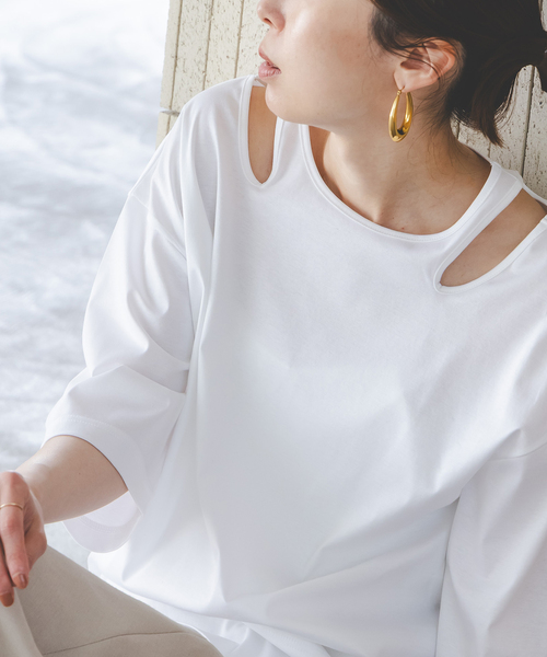 「Room no.8」 半袖Tシャツ FREE ベージュ レディース_画像7