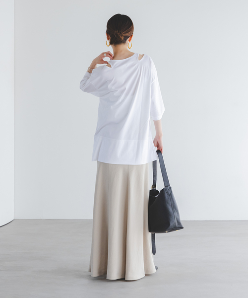 「Room no.8」 半袖Tシャツ FREE ベージュ レディース_画像9