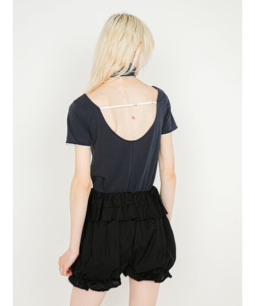 SORIN（ソリン） tシャツ 半袖 Swan Printed Choker Bodysuit/スワン