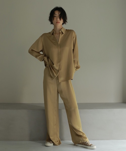 「ETRE TOKYO」 長袖シャツ FREE ベージュ レディース_画像4