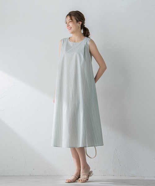 「ketty」 ノースリーブワンピース M グリーン系その他 レディース_画像3