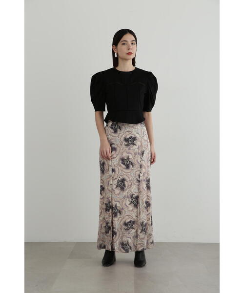 「JILL STUART」 ロングスカート 0 パープル レディース_画像3