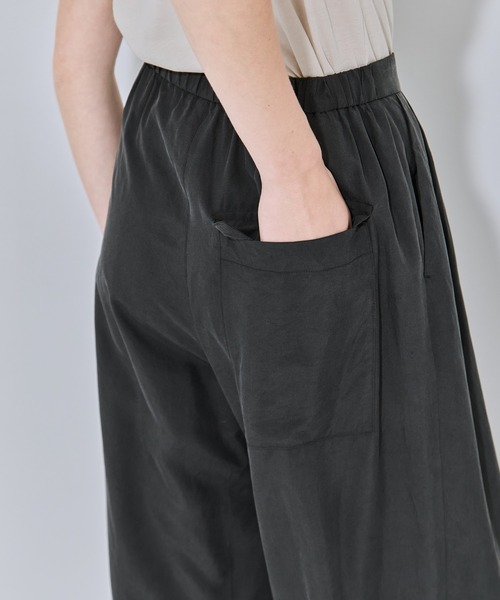 ATON（エイトン） パンツ 「ATON/エイトン」SILK SUEDE WIDE EASY