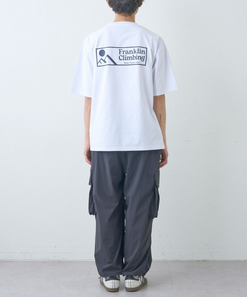 「Franklin Climbing」 半袖Tシャツ MEDIUM ホワイト メンズ_画像8