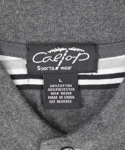 ポロシャツ 半袖 「T19」「Cal Top/キャルトップ」STRIPE POLO SHIRTS メンズ レディース | Cal Top | 19