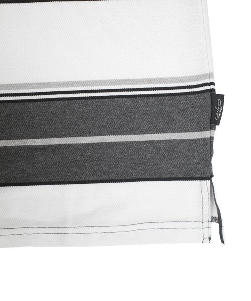 ポロシャツ 半袖 「T19」「Cal Top/キャルトップ」STRIPE POLO SHIRTS メンズ レディース | Cal Top | 21