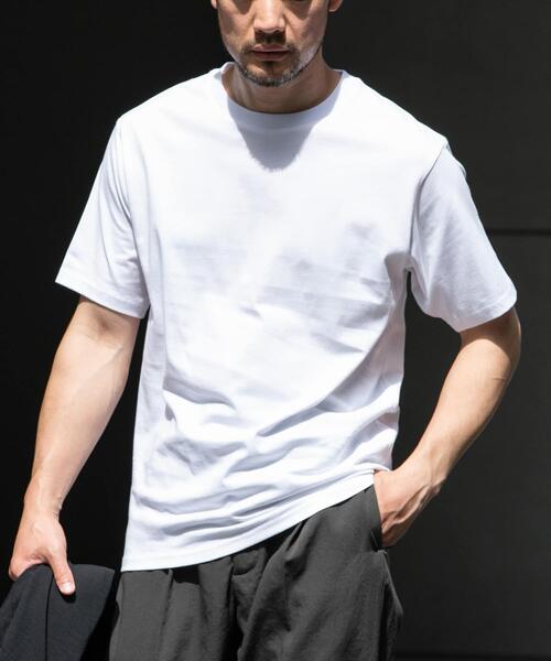 「URBAN RESEARCH ROSSO MEN」 半袖Tシャツ LARGE ホワイト メンズ_画像2