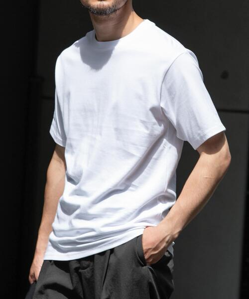 「URBAN RESEARCH ROSSO MEN」 半袖Tシャツ LARGE ホワイト メンズ_画像3