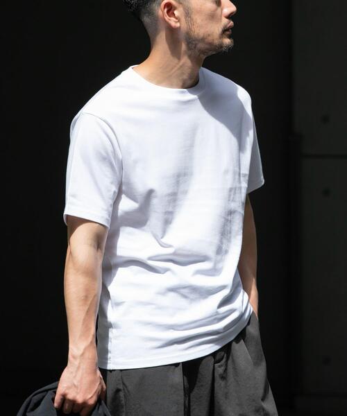 「URBAN RESEARCH ROSSO MEN」 半袖Tシャツ LARGE ホワイト メンズ_画像4