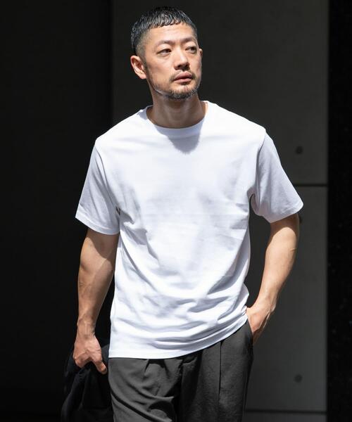 「URBAN RESEARCH ROSSO MEN」 半袖Tシャツ LARGE ホワイト メンズ_画像5