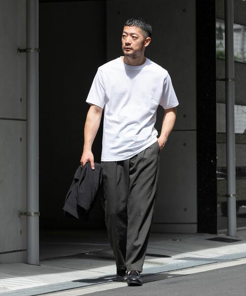 「URBAN RESEARCH ROSSO MEN」 半袖Tシャツ LARGE ホワイト メンズ_画像6