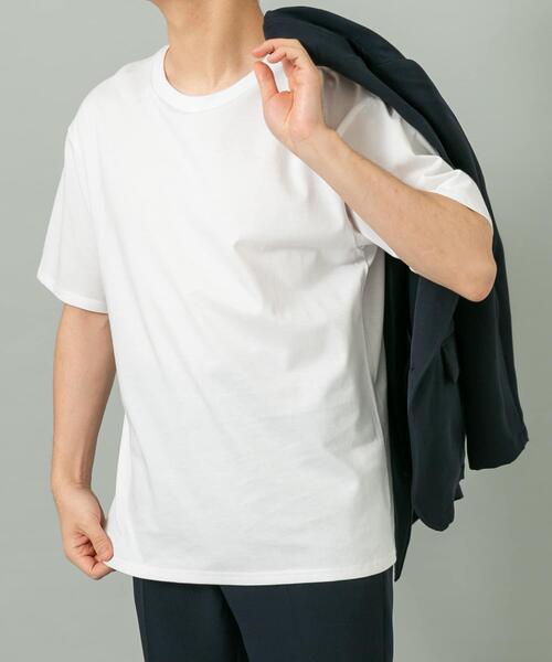 「URBAN RESEARCH ROSSO MEN」 半袖Tシャツ LARGE ホワイト メンズ_画像8