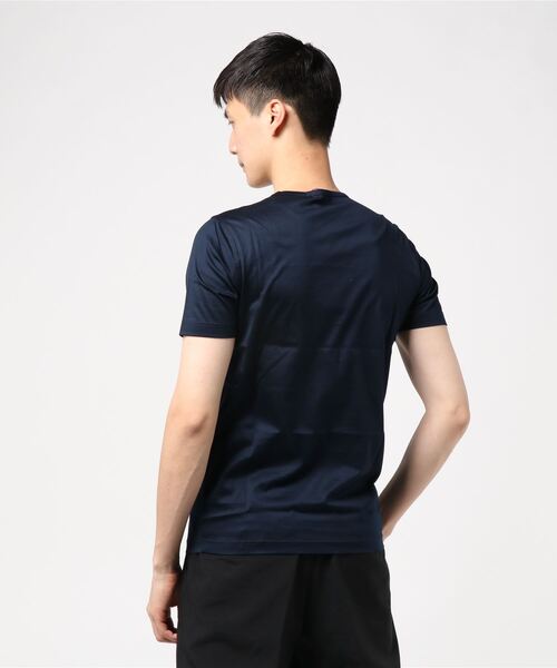 「Gran Sasso」 半袖Tシャツ 48 オリーブ メンズ_画像3