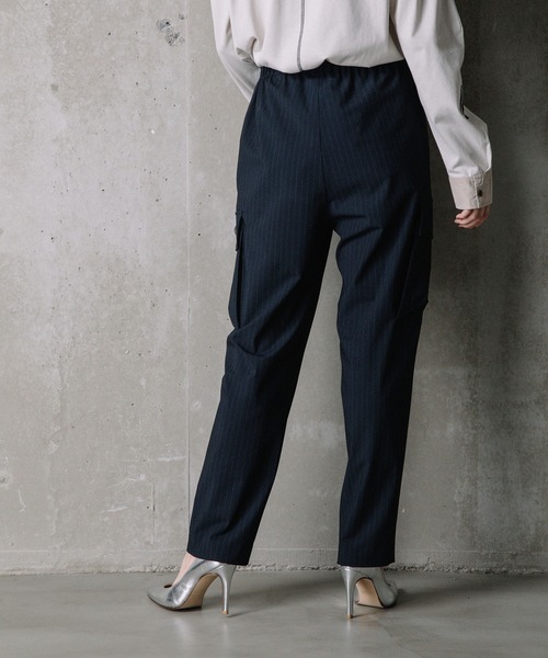 「MARECHAL TERRE」 カーゴパンツ 1 ネイビー レディース_画像6