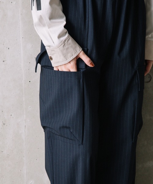 「MARECHAL TERRE」 カーゴパンツ 1 ネイビー レディース_画像10