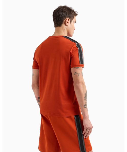 EA7 「EMPORIO ARMANI EA7」 半袖Tシャツ X-SMALL ブラック メンズ