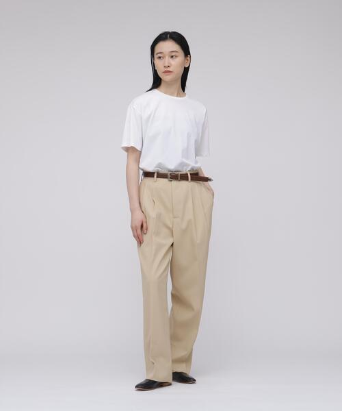 YLEVE（イレーヴ） パンツ YLEVE / HIGH TWISTED COTTON GABA TROUSERS