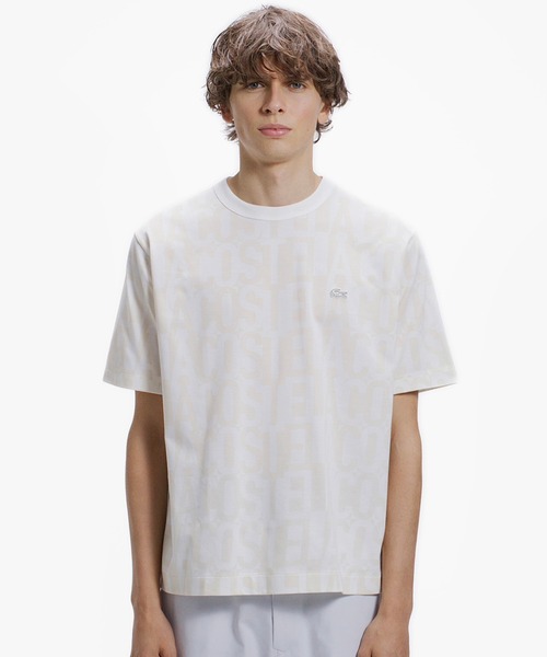 LACOSTE（ラコステ） tシャツ クールマックスブランドネームロゴ総柄T