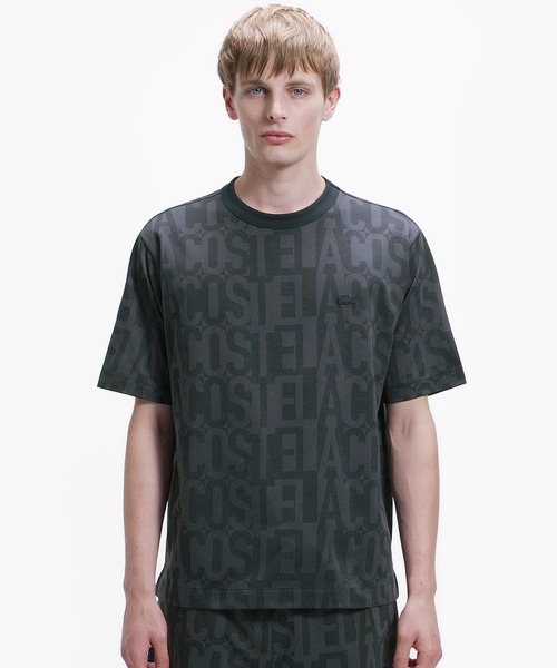 LACOSTE（ラコステ） tシャツ クールマックスブランドネームロゴ総柄T