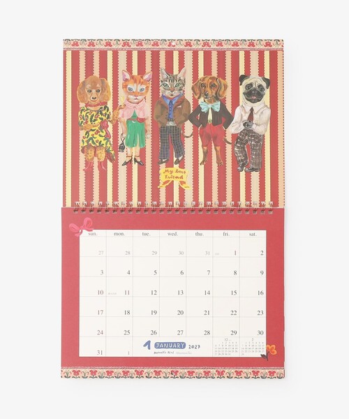 Afternoon Tea（アフタヌーンティー） 文房具 カレンダー A4/ナタリー