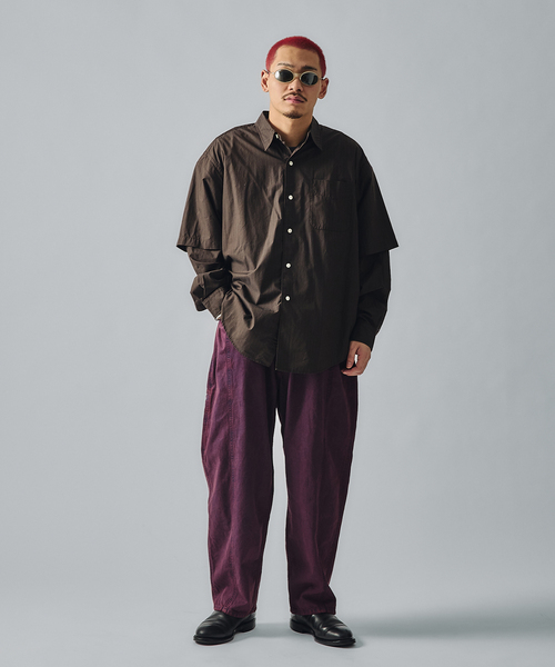 「JOURNAL STANDARD J.S HOMESTEAD」 デニムパンツ LARGE パープル メンズ_画像4