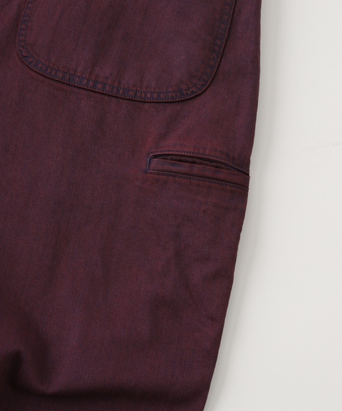 「JOURNAL STANDARD J.S HOMESTEAD」 デニムパンツ LARGE パープル メンズ_画像7