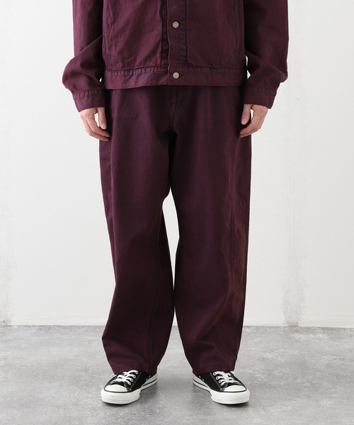 「JOURNAL STANDARD J.S HOMESTEAD」 デニムパンツ LARGE パープル メンズ_画像10