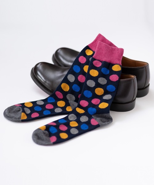 London Shoe Make 靴下 THE SOCKS｜ ドット柄 / dot 日本製