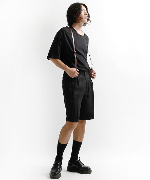 minsobi サスペンダー 本革サスペンダー メンズ : ZOZOTOWN