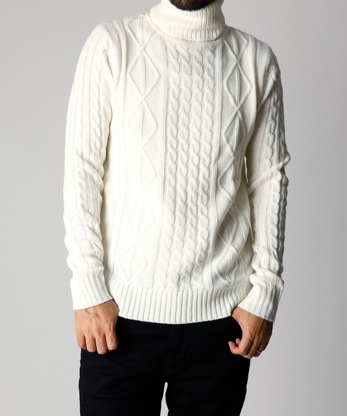 INASTUDIOS ZOO セーター ニット 「INASTUDIOS SELECT」アラン編み