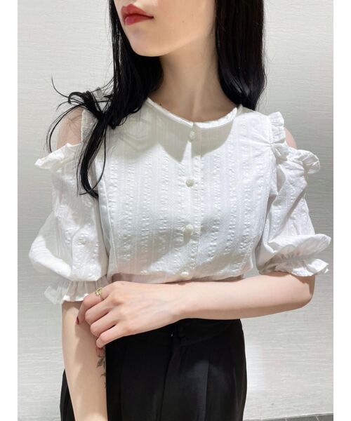 シャツ ブラウス オープンショルダーブラウス Zozotown Paypayモール店 通販 Paypayモール