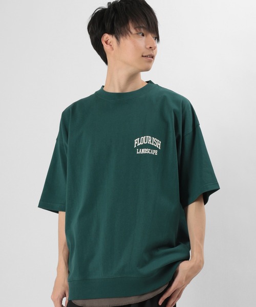 tシャツ Tシャツ カレッジロゴ USA コットン バックプリントT