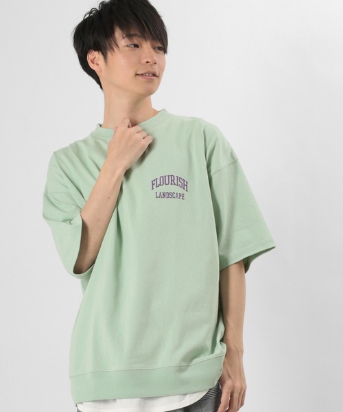 tシャツ Tシャツ カレッジロゴ USA コットン バックプリントT