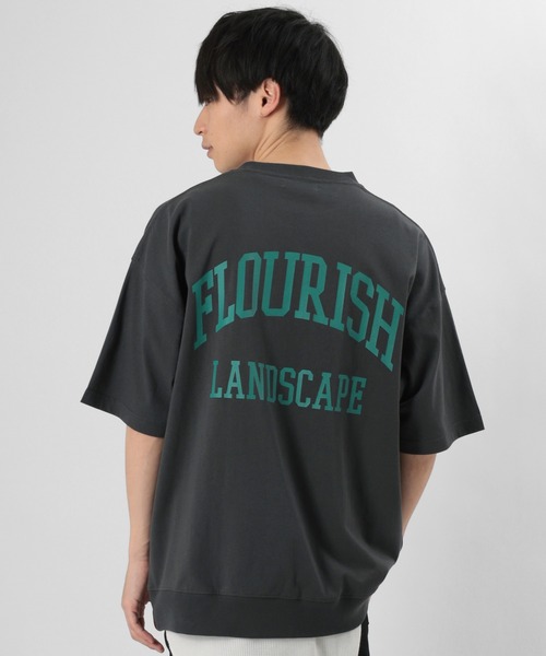 tシャツ Tシャツ カレッジロゴ USA コットン バックプリントT