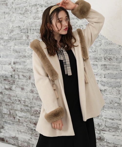 ASTORIA ODIER（アストリアオディール） アウター フードファー