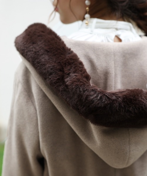 ASTORIA ODIER（アストリアオディール） アウター フードファー