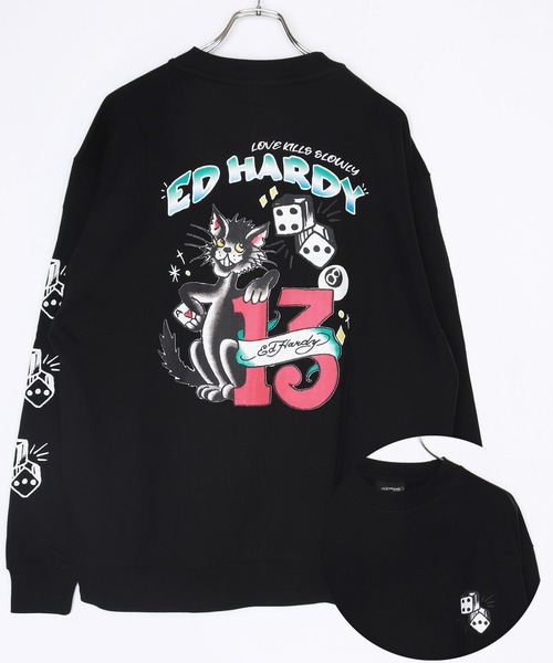 Ed Hardy（エド・ハーディー） トレーナー スウェット ビッグ