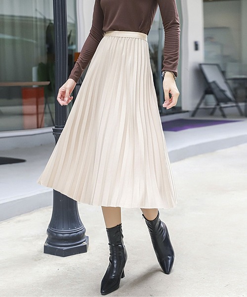 新品タグ付きMARGARET HOWELL プリーツスカート