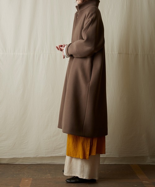 suzuki takayuki ステンカラーコート コート standing-collar