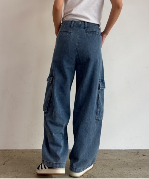fuv.（ファブ） カーゴパンツ wide kago denim pants ワイドカーゴ
