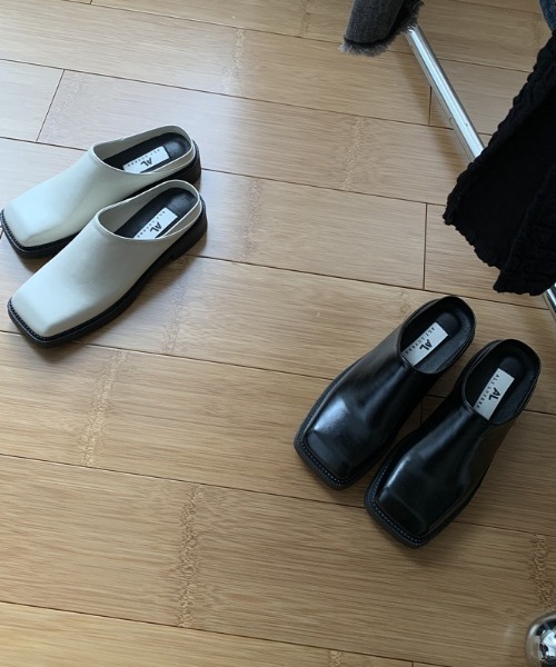 サンダル スクエアトゥサボサンダル レディース : ZOZOTOWN Yahoo!店